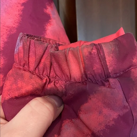 Girls Purple and Pink Patterned winter Jacket - Picture 3 of 4